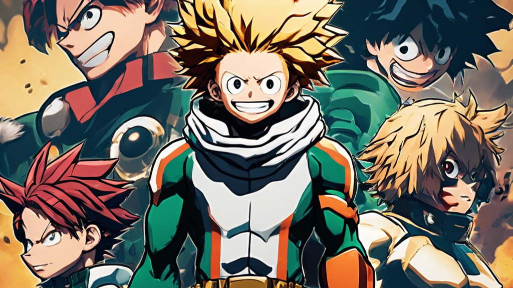 Illustration détaillée sur Découvrez le jeu mobile My Hero Academia : Une aventure épique dans l'univers des héros